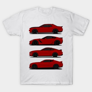 AMERICAN MUSCLE DARK-RED T-Shirt